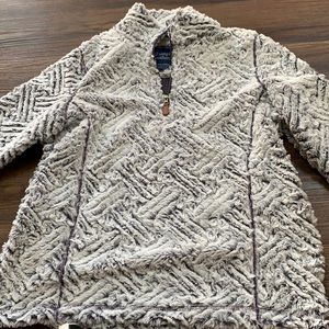simply southern fleece quarter zip size medium
